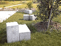 Sitz- und Spielblcke, Beton