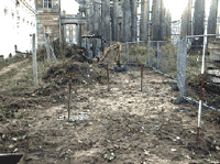 Zustand vor Baubeginn