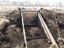 Station 'Bodenhorizonte' im Bau