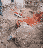 historischer Entwsserungsschacht um 1768 