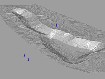 in blau: Menschen als Mastab