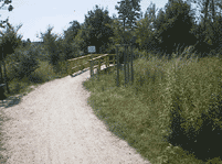 Holzbrcke ber Grenzgraben